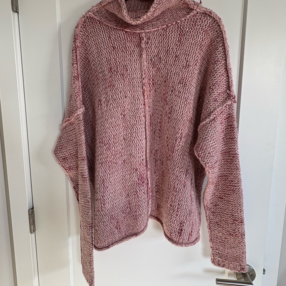 Pilcro Noelle turtleneck sweater - Pink, L